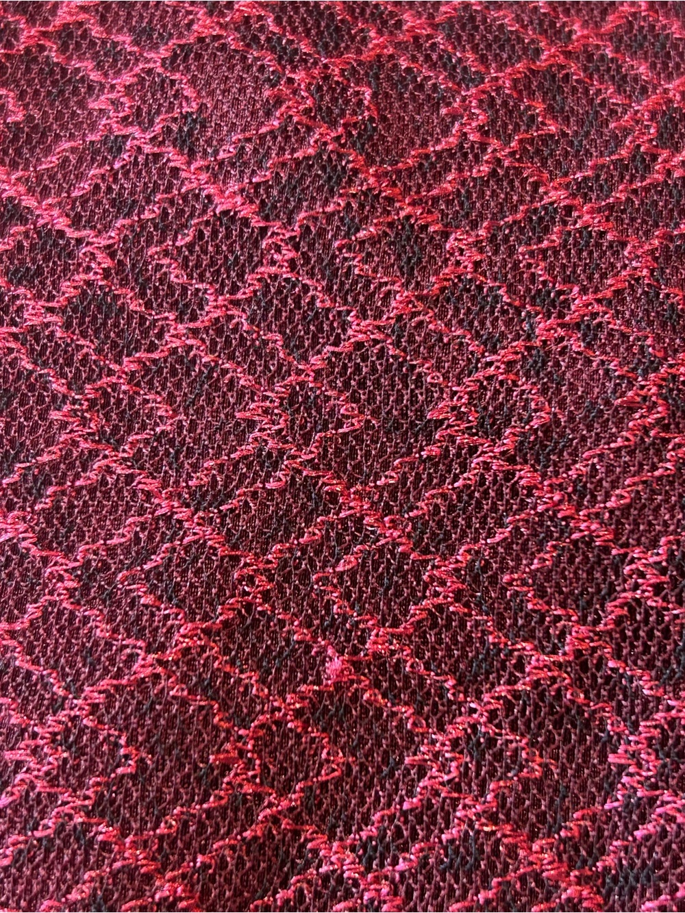 Women's Burgundy Textured Dance Leotard Small - Picture 8 of 9
